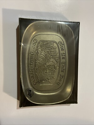 Vintage American Inspirations Give Us This Day Bread Tray