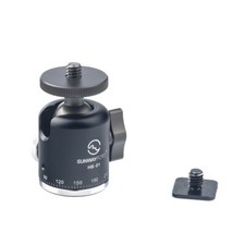 HB-01 Ball Head Camera Mount All Metal with Hot Shoe For Camera Tripod Photo