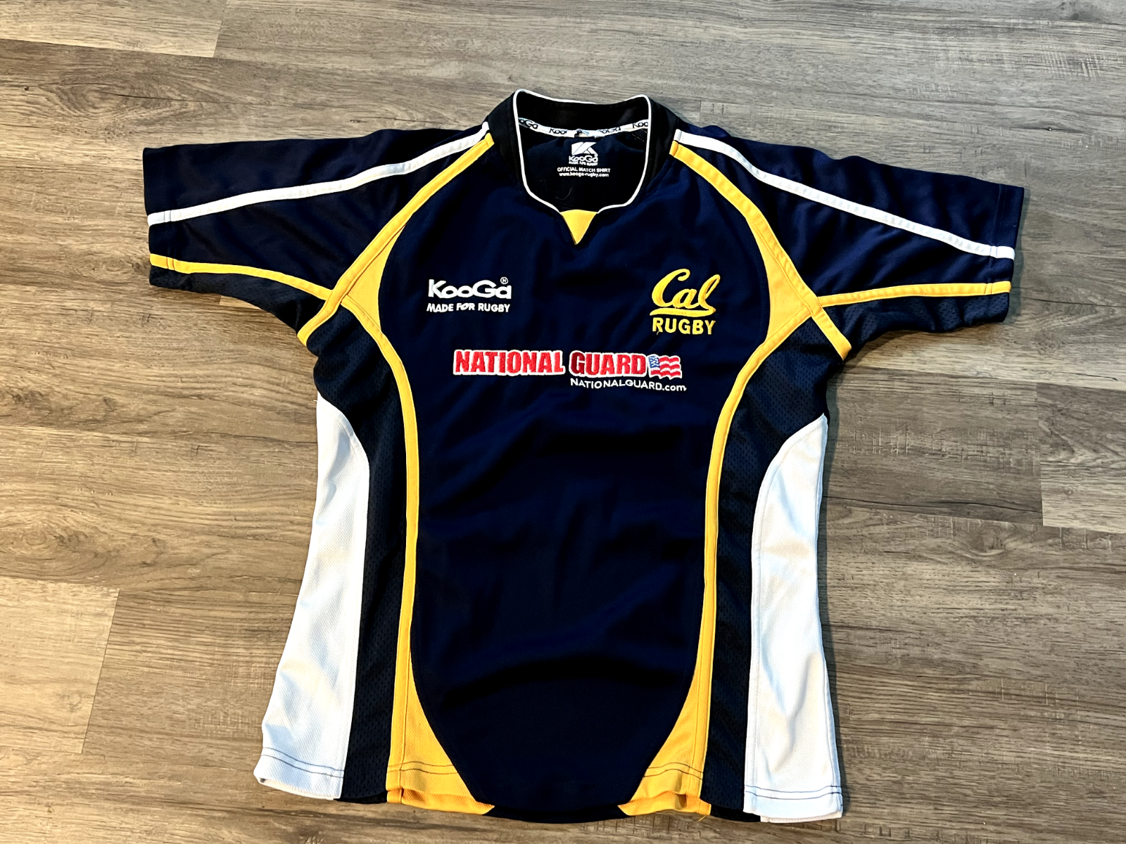 KooGa Rugby Official California Cal Rugby Jersey Mens Large Blue Yellow ...