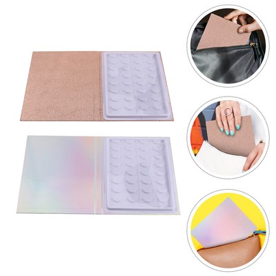  2 Pcs Wimpern Box Reisen Fräulein Wimpernanzeige Wimpern-Display-Container