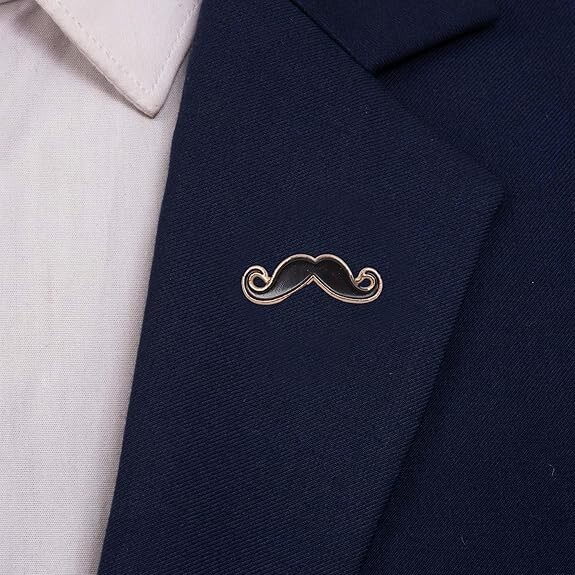 Pack De 7 Broches Badge Métal Doré Pour Homme - Réglables, Gravées, Taille 2 Pouces