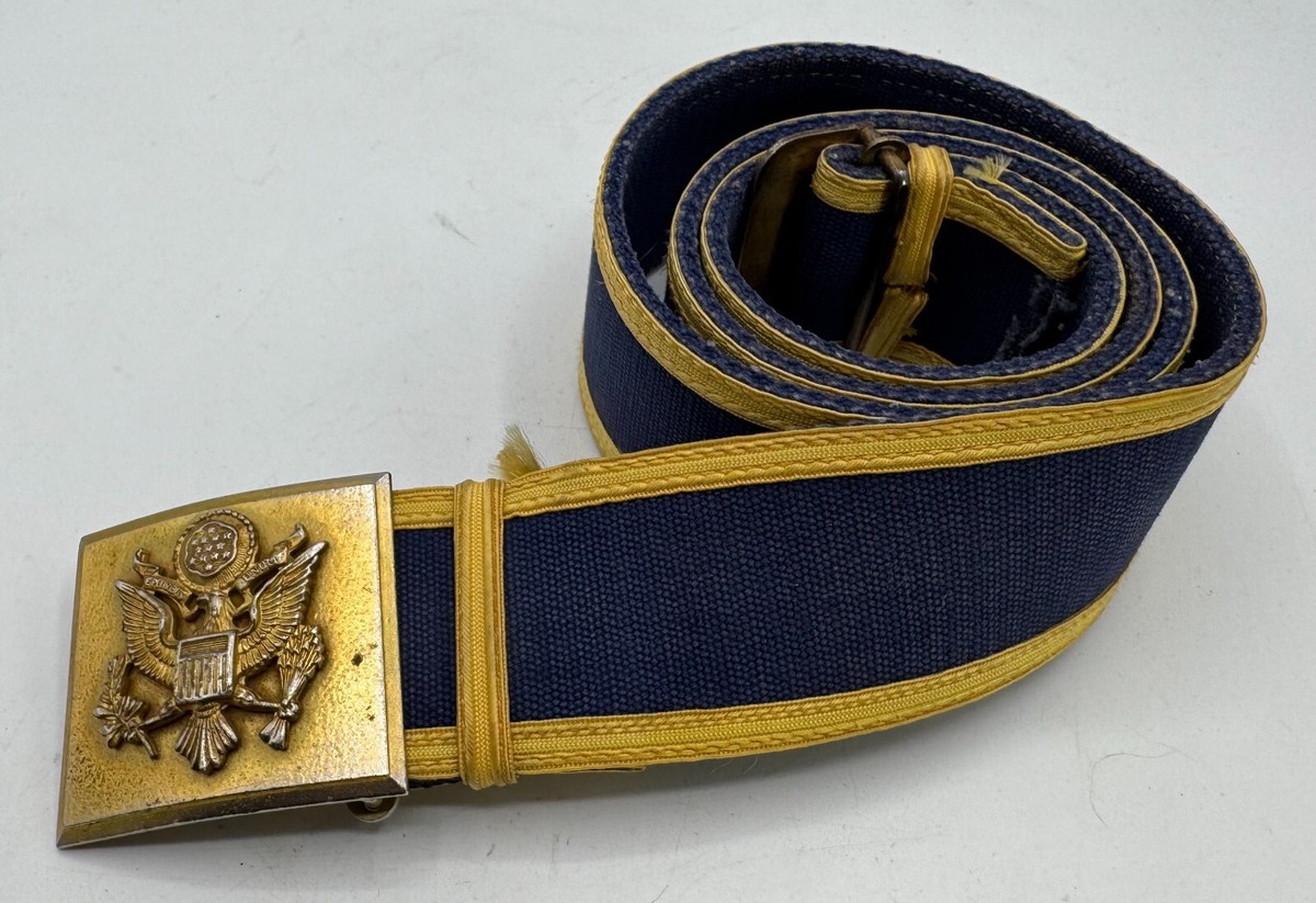 Vintage US Army Enlisted NCO Ceremonial Guard Belt Buckle Dress