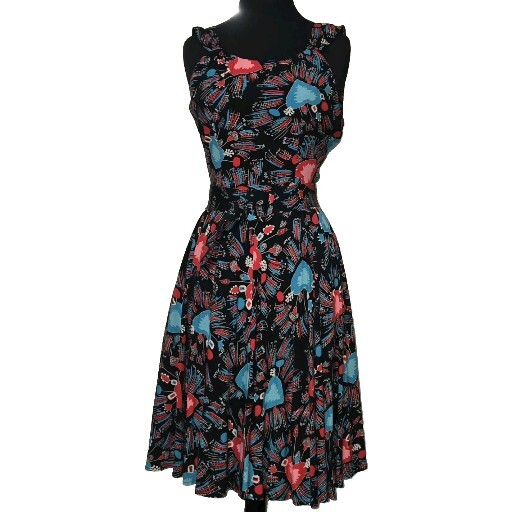 Trashy Diva Lucky Aloha Secret Heart Strappy Dress Limited Edition