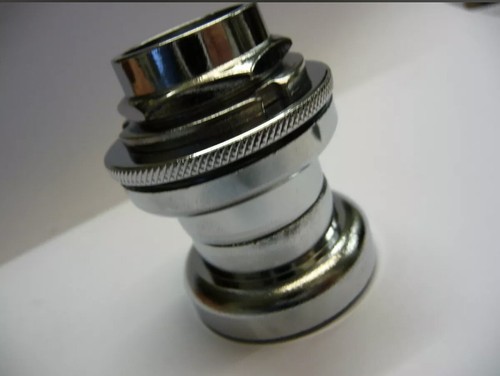 Standard 1" Gewinde Stahl Steuersatz Chrom Retro 30mm Cup Durchmesser - Bild 4 von 6