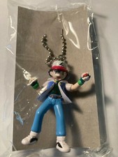Pokemon Ash Ketchum Figure Charm Keychain Tomy New Sealed