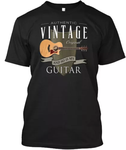 Authentic Vintage Guitar Taylor Music Original T-Shirt Unisex Size S 4XL