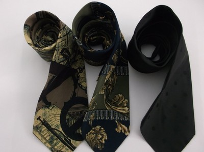 3 TIES APRX 55-56 INCHES EXPRESSIONS UNBRANDED AND PURITAN SPECIAL EDITION NWOT