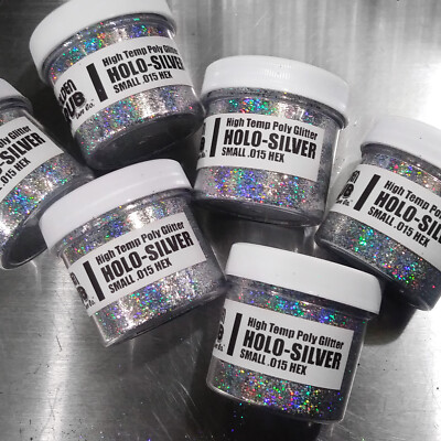 Glitter Hex Chartreuse 2 Oz – Alta Temperatura .015 – Per Esche In Plastisol – The Golden Grub Lure Co