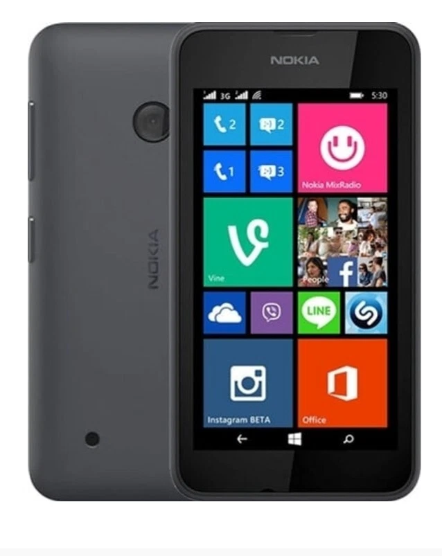 Nokia Lumia 530 Unlocked 3G Windows Smartphone Black, Used Grade A - Image 3 of 3