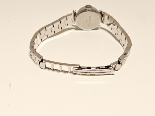 VINTAGE LUXURY WHITE GOLD PLATED SWISS LADIES WATCH "AVIA" 17J. WITH STONES - Picture 11 of 17