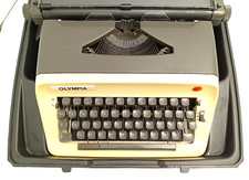 Vintage Olympia Werke AG Manual Typewriter W. Germany B-12 w/Case - AS IS! thumbnail