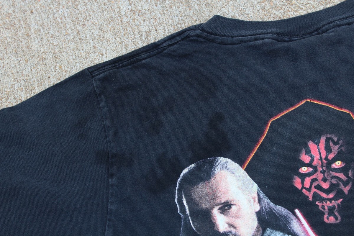 Vintage 90s Star Wars Jedi vs Sith Episode 1 Movie Promo T-Shirt