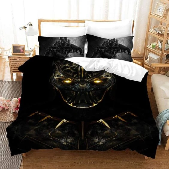 Black Panther T'Challa Chadwick Boseman ver8 Duvet Covers Set (4pcs)