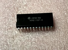 2 pcs HM6116P-4 2048 x 8 high speed CMOS static RAM