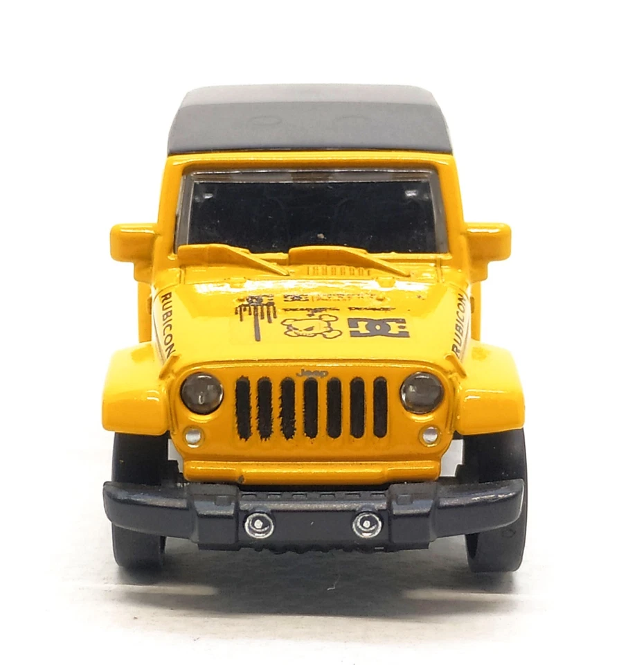 Custom Car from MJ Jeep Wrangler Rubicon (Changed Wheels + Sicker) 1:64 3" C055 - Image 2 of 4