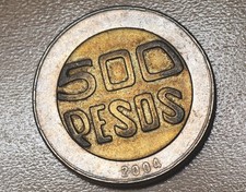2004 Colombia 500 Pesos Bimetallic