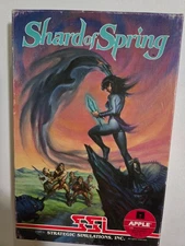 Shard of Spring for the APPLE II by SSI - Roleplaying Game - 1986 Vintage
