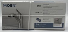 Moen 87931SRS Koa Stainless Steel Single Handle Pull Out Kitchen Faucet Sprayer