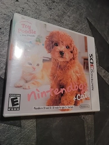 Nintendogs + Cats: Toy Poodle & New Friends 3DS Brand New Game