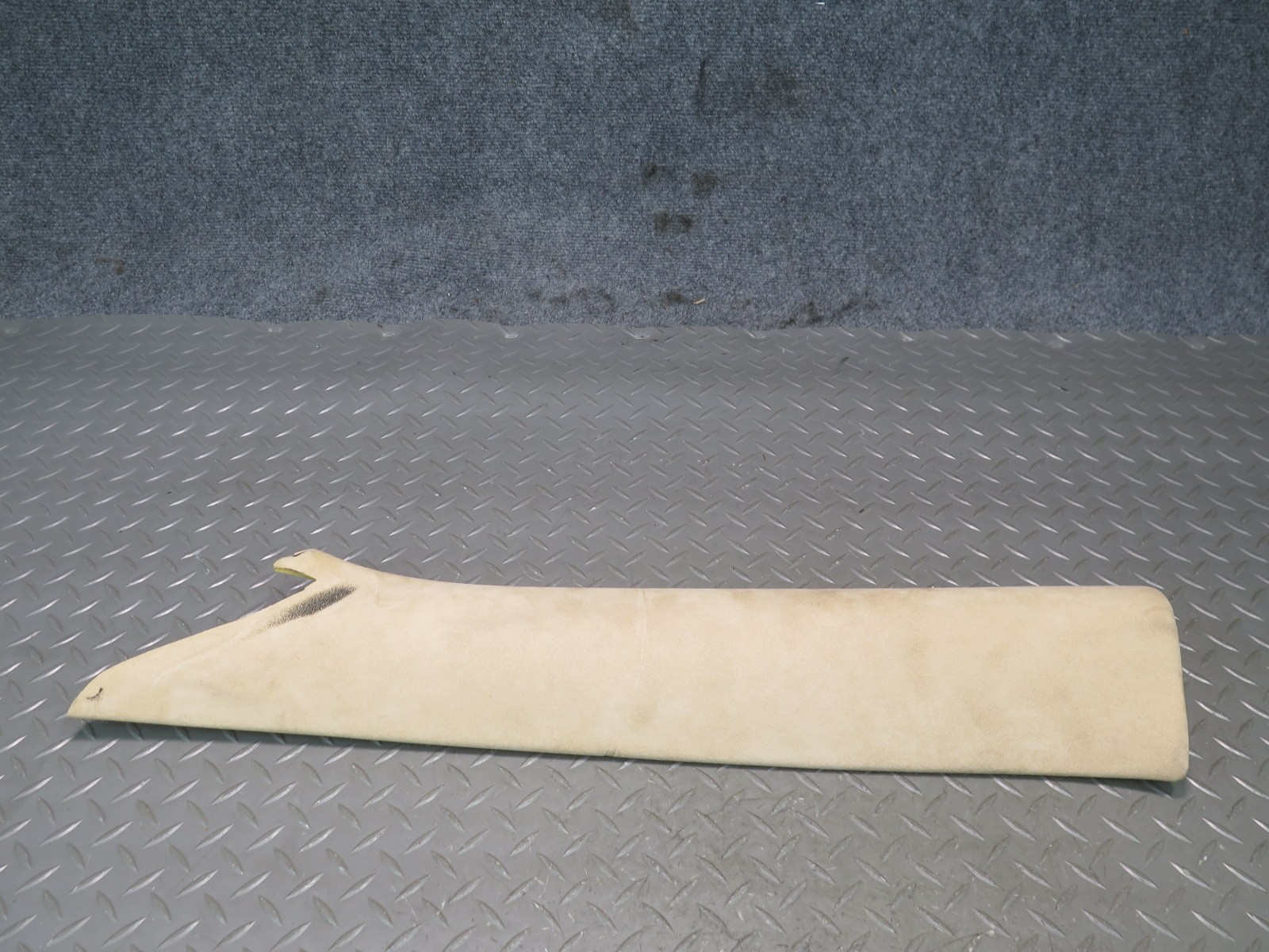 2008-2019 MASERATI GRANTURISMO M145 FRONT A PILLAR ALCANTARA TRIM PANEL SET OF 2