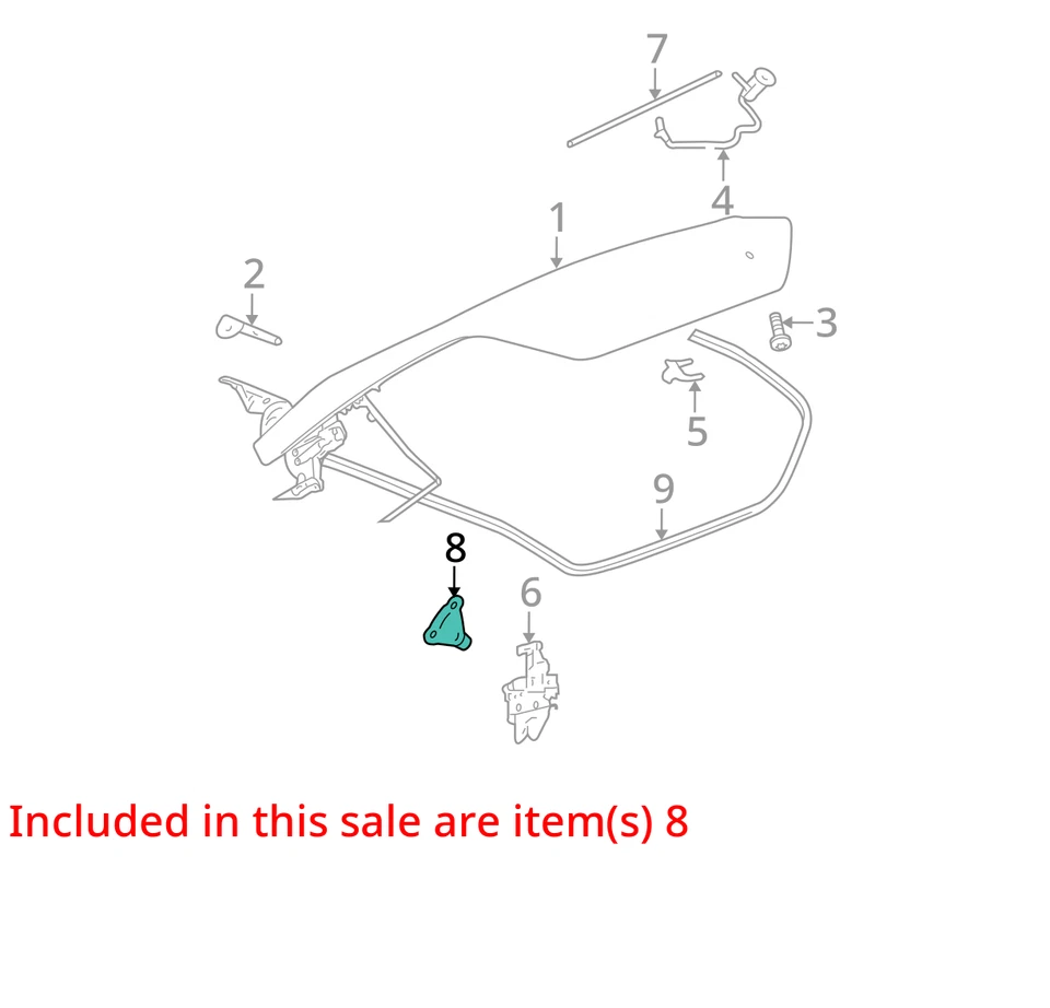 SE ADAPTA A PONTIAC G6 STRIKER ASM R/CMPT 2006-2010 TAPA LAT 25835053 - NUEVO OEM Foto 2 de 3