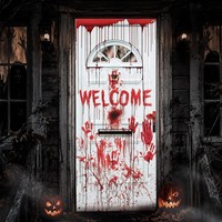 TüRbanner Halloween Polyester Gruselig Deko EingangstüR Horror Party 180 X 90 Cm