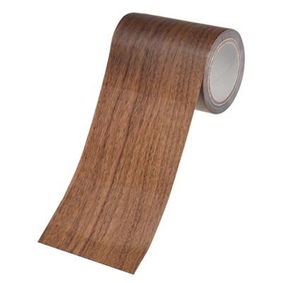 1-Roll 2.24''x15ft Self-Adhesive Wood Floor Tape for Furniture[Dark Brown Pine]