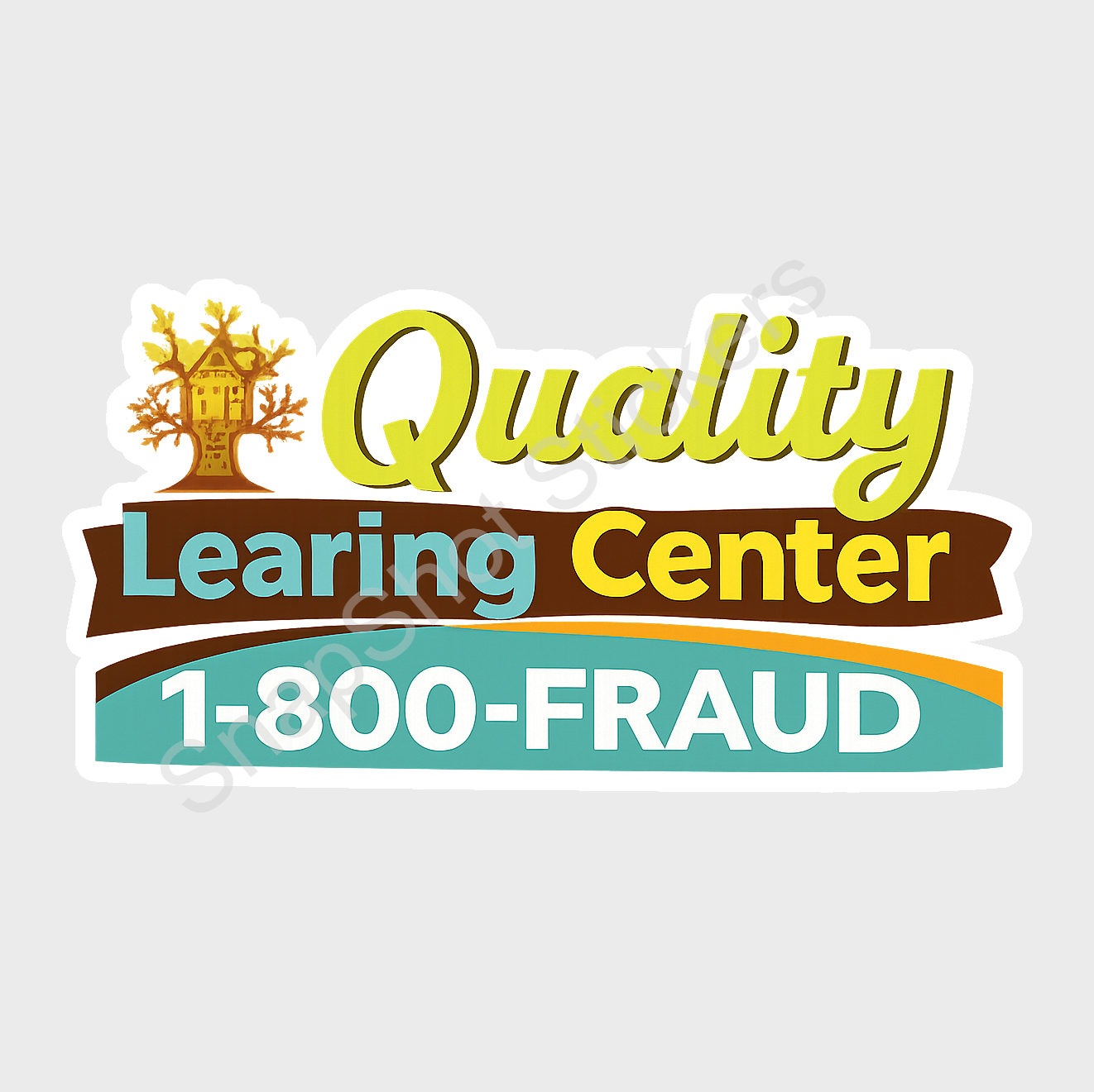 Quality Learing Center Nick Shirley Weather Resistant Vinyl Sticker/Decal 01