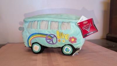 RARE Disney Store Pixar Cars 2 Fillmore Plush Hippie Love Bus VW Van 9  NWT VHTF