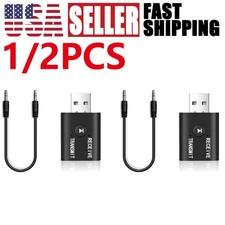 2in1 Transmitter Receiver Bluetooth 5.0 Wireless Audio Adapter for Car TV PC