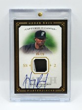 Hanley Ramirez 2008 UD masterpieces Captured on Canvas Patch Auto Autograph /25