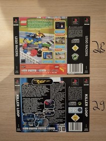 SONY PLAYSTATION 1 PS1 PSONE FRONT & BACK COVER PAL