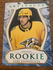 2023-24 UD Artifacts Luke Evangelista Rookie Emerald 91/99