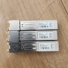 Cisco GLC-T 30-1410-02 1000BASE-T RJ45 Copper SFP Module Lot of 3
