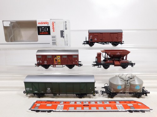5x Märklin H0 AC Güterwagen DB NEM KK KKK 00733-13 Post ATA etc NEUW #ED22-1 | Zustand: Gebraucht