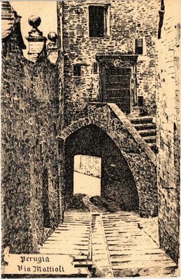 CPA PERUGIA Via Mattioli ITALIEN (546842)