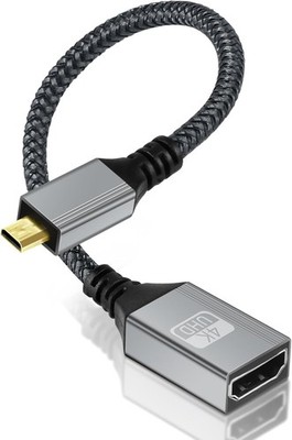 Micro HDMI auf HDMI Adapter 4K 60Hz für Kamera, Raspberry Pi, 3D 1080P, Typ D