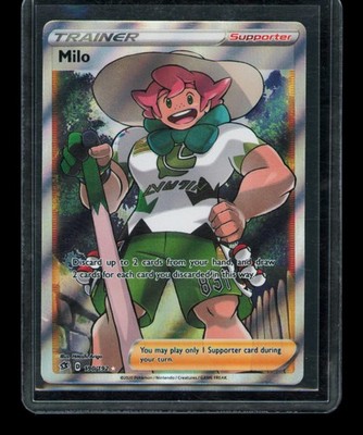 Milo (Full Art) Holo Ultra Rare SWSH02: Rebel Clash 190/192 NM
