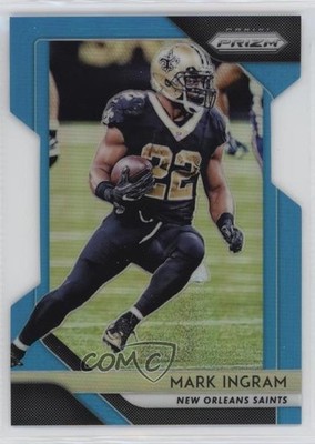 2018 Panini Prizm Light Blue Prizm 12/199 Mark Ingram #66 15ej