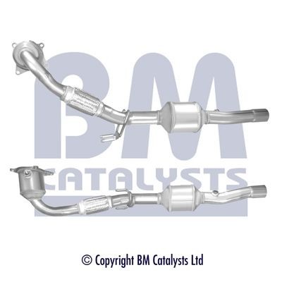 BM Catalysts BM91725H Catalytic Converter Fits Audi Seat Skoda