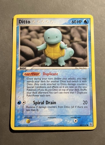 Ditto (Squirtle, Regular) - LP(-)/MP(++) Read Descript - #64/113 ...