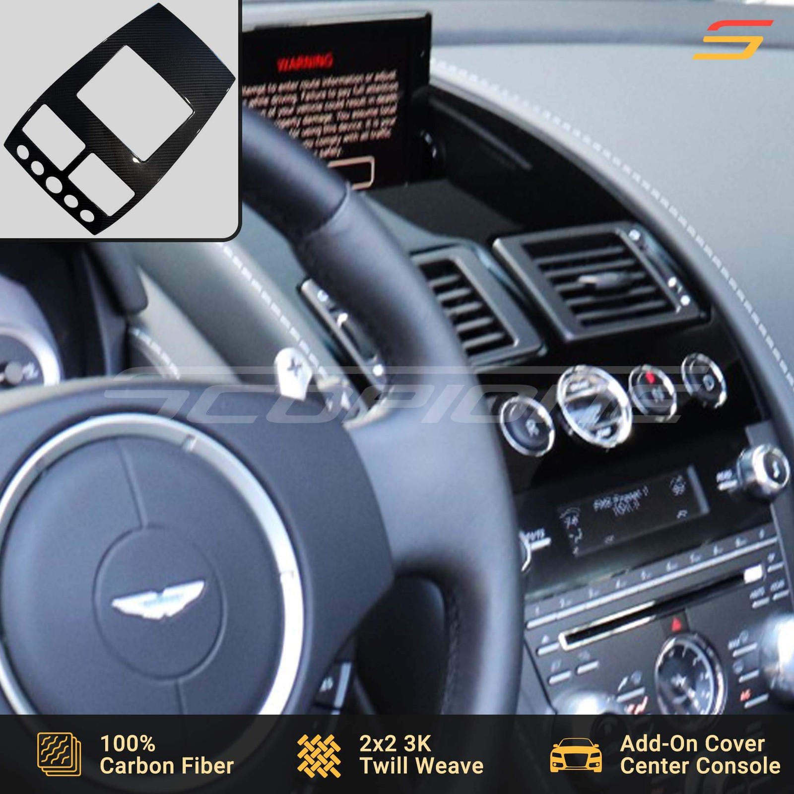 Aston Martin Vantage Vantage Dashboard trims Set