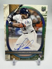 2025 Topps Museum Collection Pedro Leon Archival Auto /15 #AA-PL Astros RC