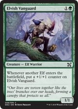 1 x Elvish Vanguard - Duel Decks: Elves vs Inventors - Light Play - MTG