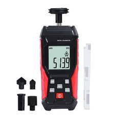 Digital 2-in-1 Tachometer Laser Non-Contact  Contact RPM Gauge Tester Handheld