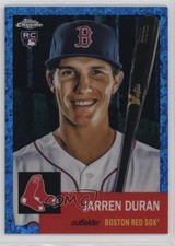 2022 Chrome Platinum Anniversary Blue Mini-Diamond Refractor Jarren Duran 0rd2
