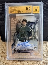 2018 Topps High Tek Shohei Ohtani Rookie Autograph BGS 9.5 Auto 10. Gem Mint /40