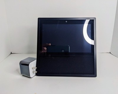 Amazon Echo Show 1st Gen Smart Display MW46WB with Power Adapter - Black 