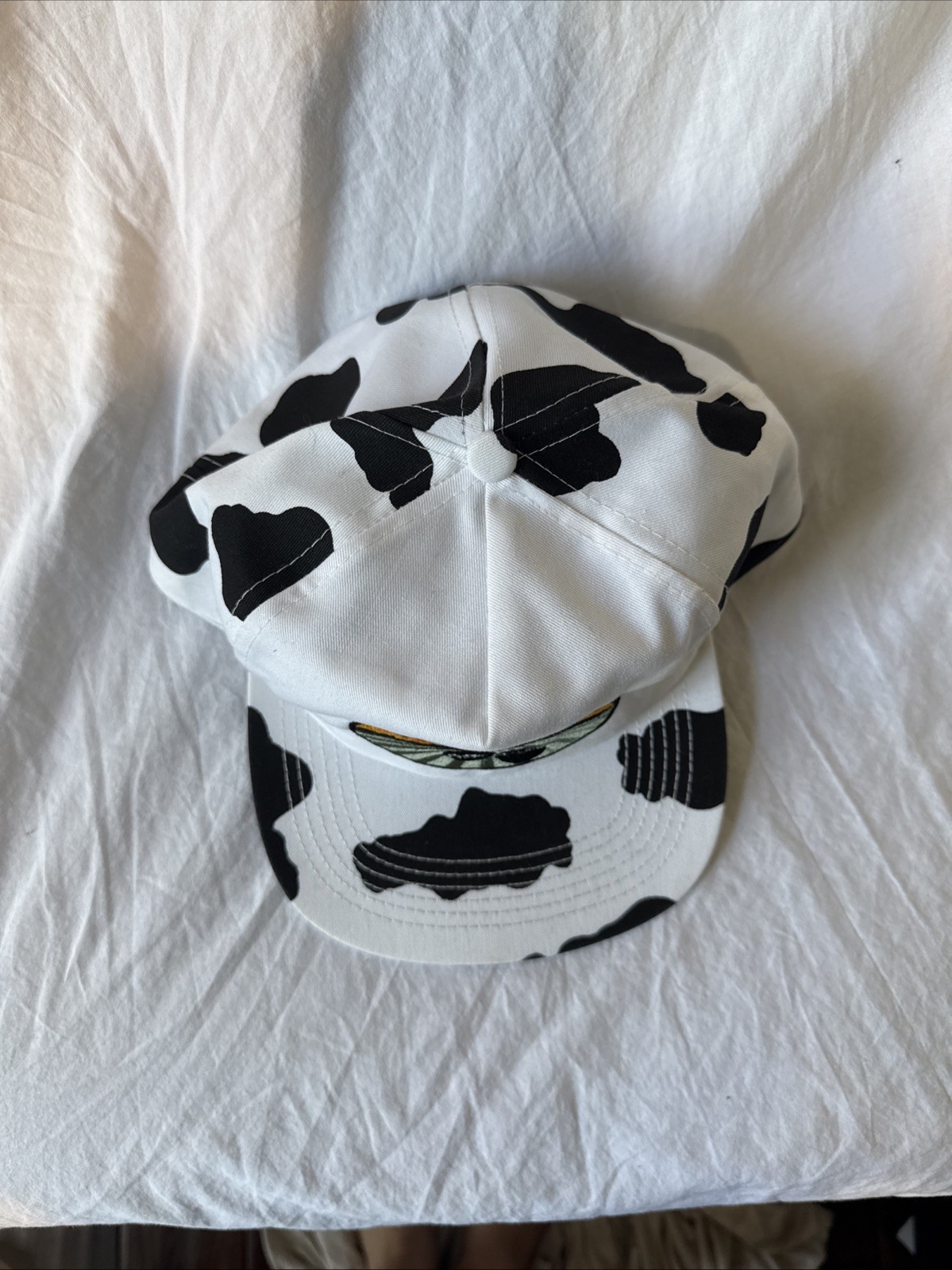 Vintage 90s Farm Show Public Service SnapBack Cow Themed Hat San Sun