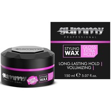 Gummy Hair Styling Wax for Men Extra Gloss High Hold Finish Long-Lasting - 150ml